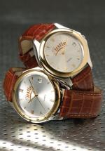Leather Band Gold Watch, Dress Watches, Watches